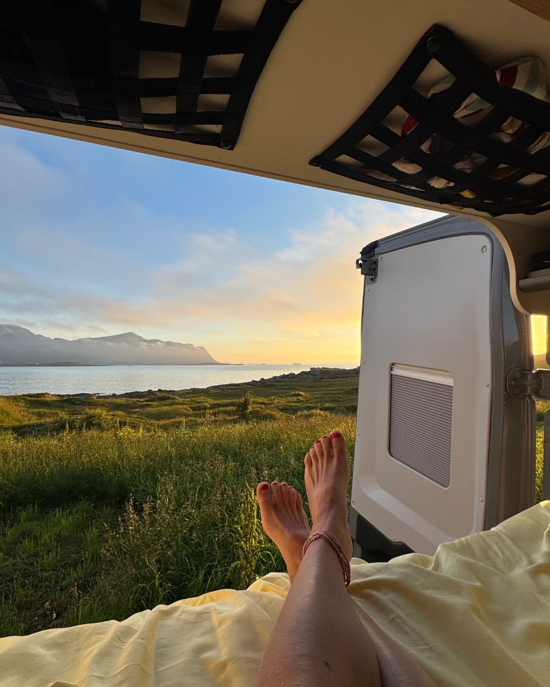 Utsikt fra bobilen fra Ferda 